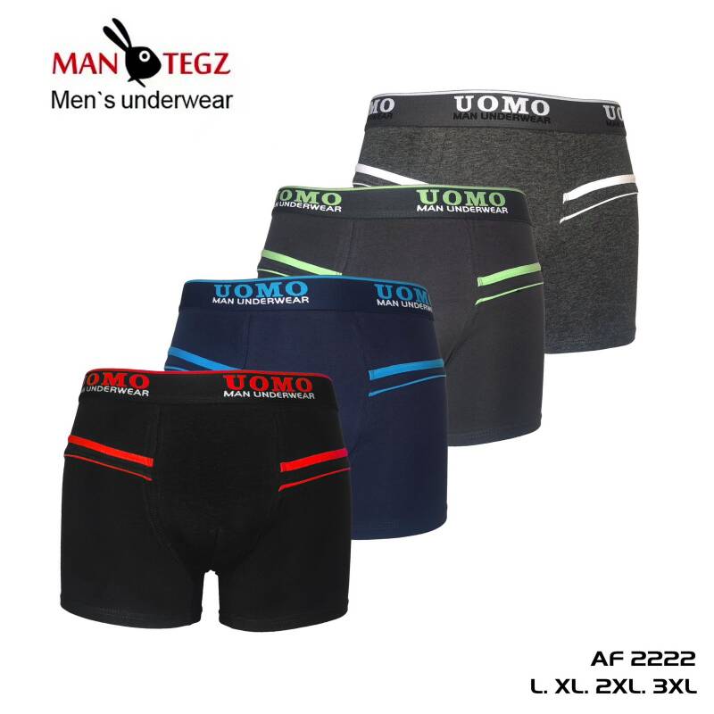 Bokserki męskie Roz L-3XL, Mix kolor Paczka 24 szt